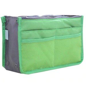 Purse Handbag Insert Organizer Tote - GREEN
